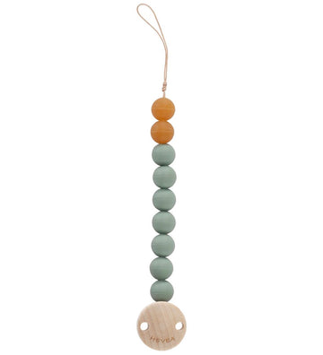 Hevea Speenketting - Natuurlijk Rubber - Mos Green - Hevea - OneSize - Speenkettingen
