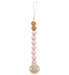 Hevea Speenketting - Natuurlijk Rubber - Powder Roze - Hevea - OneSize - Speenkettingen