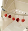 by ASTRUP Kinderwagenspanner - Pompon - Rose - by ASTRUP - OneSize - Kinderwagenspanners