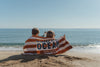 Strandhanddoek Little Dutch Ocean World Brown Stripe