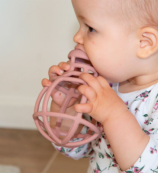 Tiny Tot Bijtspeelgoed - Silicone - Blozen - Tiny Tot - OneSize - Bijtringen