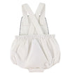 Emporio Armani Set - Romper/Tuinbroek/Bolleaht - Wit - Emporio Armani - 6 mnd - Rompers Korte Mouw