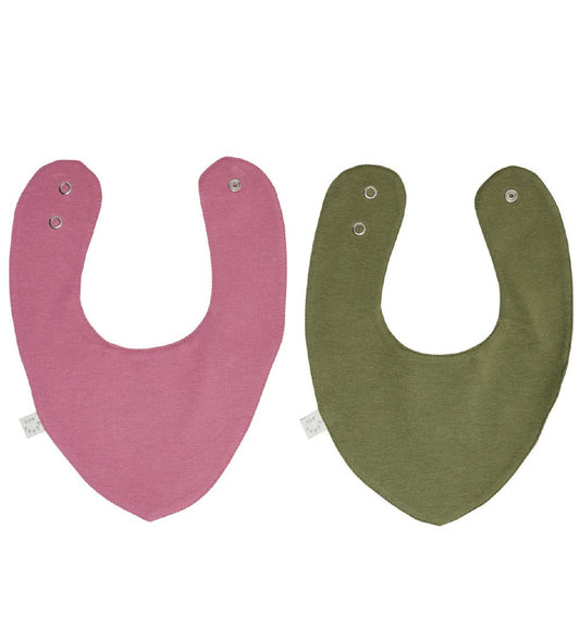 Hummel Babyslabbetje - hmlBumble Slab - 2-pack - Heather Rose - Hummel - OneSize - Kwijlsjaaltjes