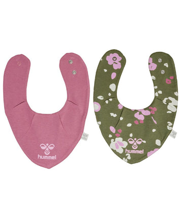 Hummel Babyslabbetje - hmlBumble Slab - 2-pack - Heather Rose - Hummel - OneSize - Kwijlsjaaltjes