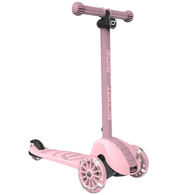 Scoot and Ride Highway Kick 3S - LED - Rose - Scoot and Ride - OneSize - Steps