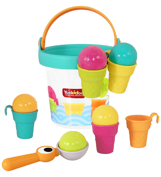 Yookidoo Badspeelgoed - Draai 'N' Splash Ice Cream - Yookidoo - OneSize - Badspeelgoed