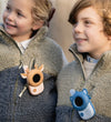 The Zoofamily Walkie-talkies - Wasbeer & Deer - Blauw/Bruin - The Zoofamily - OneSize - Knuffels