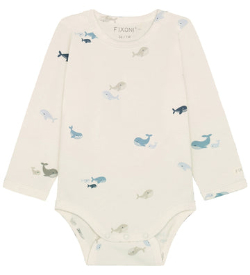 Fixoni Romper l/s - Arctic Ice - Fixoni - 1½ jaar (86) - Rompers Lange Mouw