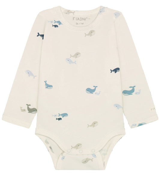 Fixoni Romper l/s - Arctic Ice - Fixoni - 1½ jaar (86) - Rompers Lange Mouw