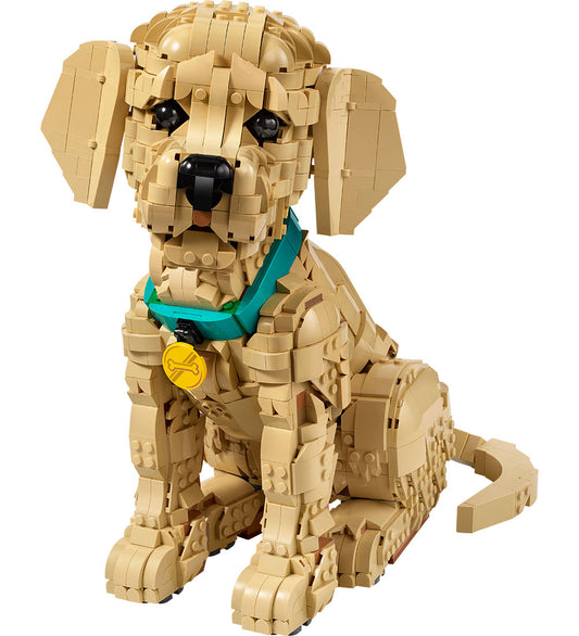 LEGO® Icons - Golden Retriever-puppy 11384 - 2102 Onderdelen - LEGO® - OneSize - Blokken