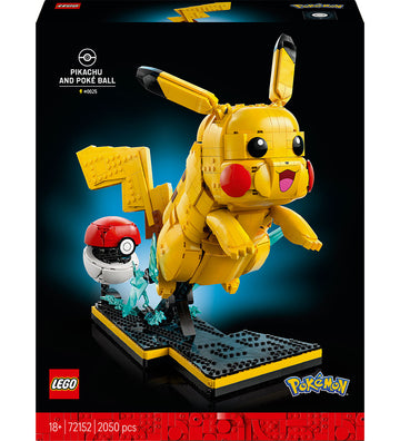 LEGO® Pokémon - Pikachu en Pokébal 72152 - 2050 Onderdelen - LEGO® - OneSize - Blokken