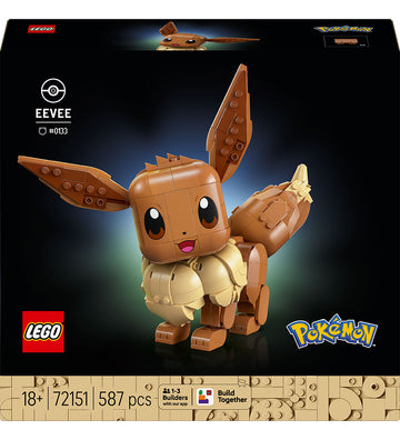 LEGO® Pokémon - Eevee 72151 - 587 Onderdelen - LEGO® - OneSize - Blokken