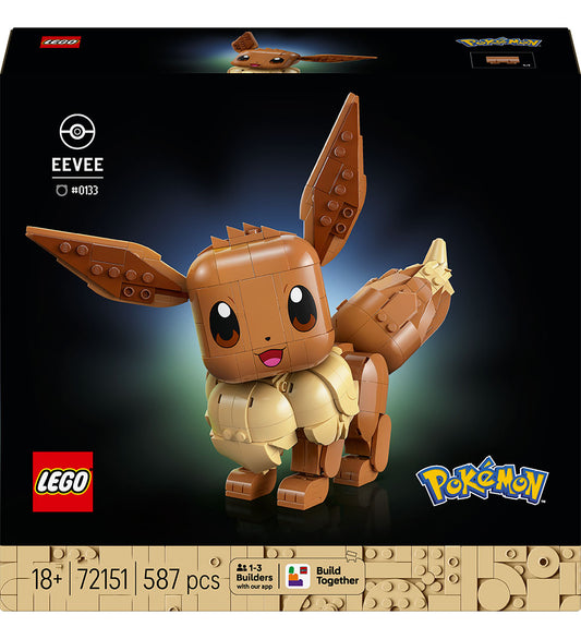LEGO® Pokémon - Eevee 72151 - 587 Onderdelen - LEGO® - OneSize - Blokken