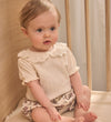 En Fant Babyshort - Floral Geweven - Eierpunch - En Fant - 74 - Babyshorts
