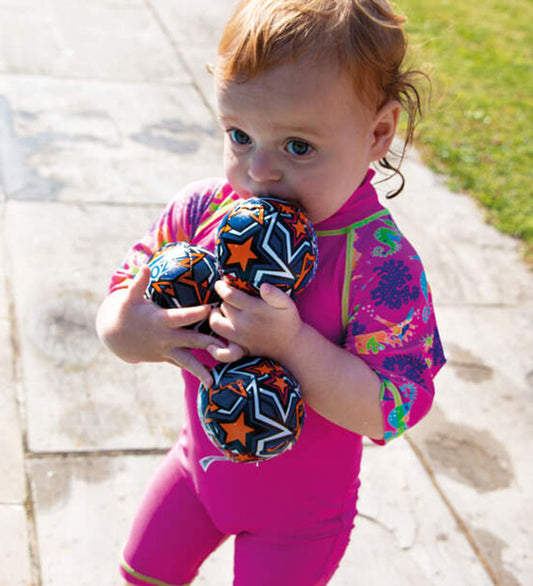 Zoggs Badspeelgoed - Splash Bal - 3-pack - Oranje/Zwart/Blauw/Wi - Zoggs - OneSize - Badspeelgoed
