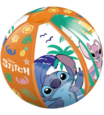Stitch Strandbal - 50 cm - Oranje - Stitch - OneSize - Strandballen
