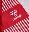 Hummel Romper l/s - HmlMINI DBU Gestreept - Tango Red - Hummel - 62 - Rompers Korte Mouw