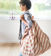 Play&Go Speelmat - Ø140 - Strepen Nieuw Roze - Play&Go - OneSize - Speelmaten