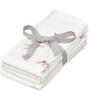 Cam Cam Washandjes - 4-pack - Mix Klaprozen - Windflower Creme - Cam Cam - OneSize - Washandjes