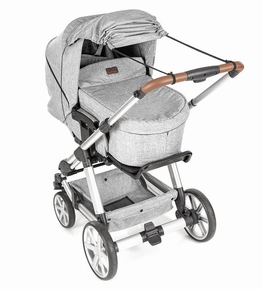 Reer Zonnenscherm Naar Kinderwagen - UV50+ - Grijs - Reer - OneSize - Zonnenscherm voor kinderwagens