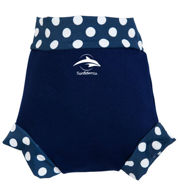 Konfidence Zwemluier - Nappy E-Flex - Navy Polka - Konfidence - 6-9 mnd - Zwemluiers