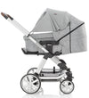 Reer Zonnenscherm Naar Kinderwagen - UV50+ - Grijs - Reer - OneSize - Zonnenscherm voor kinderwagens