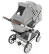 Reer Zonnenscherm Naar Kinderwagen - UV50+ - Grijs - Reer - OneSize - Zonnenscherm voor kinderwagens