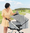 Reer Zonnenscherm Naar Kinderwagen - UV50+ - Grijs - Reer - OneSize - Zonnenscherm voor kinderwagens