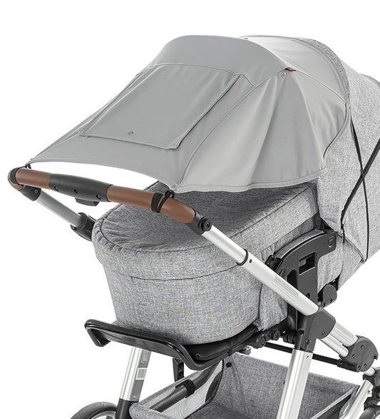 Reer Zonnenscherm Naar Kinderwagen - UV50+ - Grijs - Reer - OneSize - Zonnenscherm voor kinderwagens