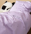 Design Letters Beddengoed - Baby - 70x100 cm - Paars m. Harten - Design Letters - OneSize - Beddengoed - Baby