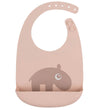 Done by Deer Slab met voedselopvanger - 2-pack - Silicone - Ozzo - Done by Deer - OneSize - Slabbetjes