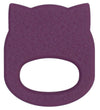 We Might Be Tiny Bijtring - CAT - Silicone - Plum - We Might Be Tiny - OneSize - Bijtringen