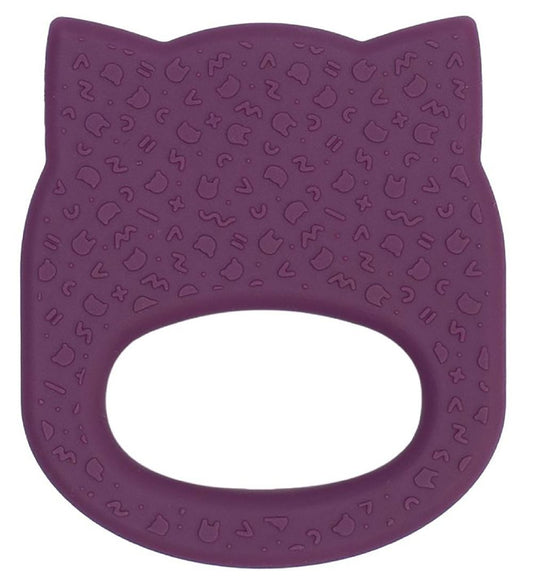 We Might Be Tiny Bijtring - CAT - Silicone - Plum - We Might Be Tiny - OneSize - Bijtringen
