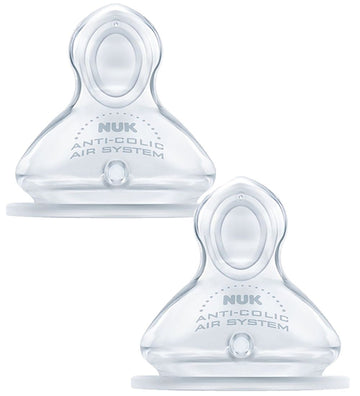 Nuk flessenspeen - First Choice+ - M - 2-pack - Nuk - 0-6 mnd - Flessenspenen
