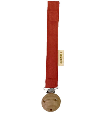 Filibabba Speenketting m. Klittenband - Gebakken Apple - Filibabba - OneSize - Speenkettingen