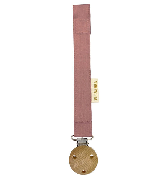 Filibabba Speenketting m. Klittenband - Blozen - Filibabba - OneSize - Speenkettingen