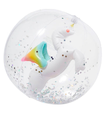 SunnyLife Strandbal - 32 cm - 3D - Eenhoorn - SunnyLife - OneSize - Strandballen