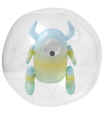 SunnyLife Strandbal - 32 cm - 3D - Monty De Monster - SunnyLife - OneSize - Strandballen