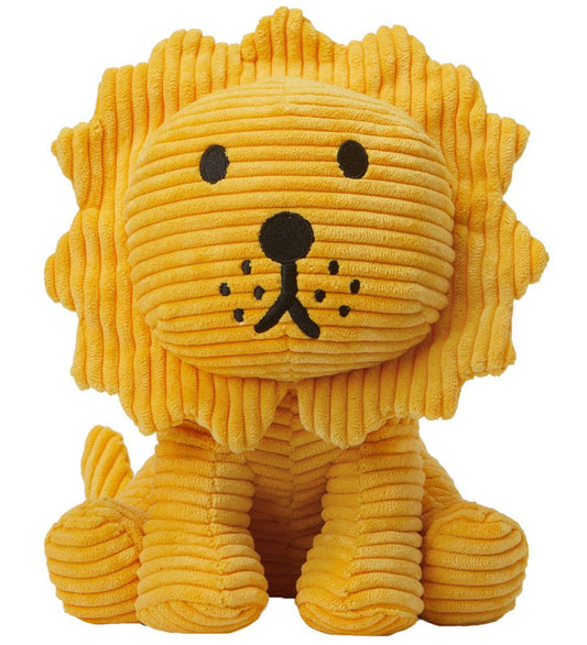 Bon Ton Toys Knuffel - 24 cm - Leeuw - Corduroy Yellow - Bon Ton Toys - OneSize - Knuffels