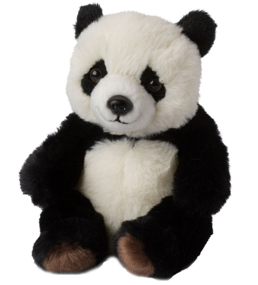 Bon Ton Toys Knuffel - 22 cm - WWF - Zittende panda - Zwart/Wit - Bon Ton Toys - OneSize - Knuffels
