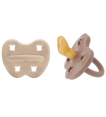 Hevea Fopspenen - 3-36 mnd. - 2-pack - Natuurlijk Rubber - Poede - Hevea - 3-36 mnd - Fopspenen