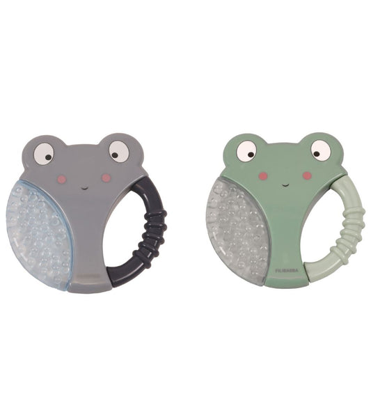 Filibabba Bijtring - 2-pack - Kikkers - Filibabba - OneSize - Bijtringen