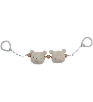 Smallstuff Kinderwagenspanner - Beer - Sandy/Grey - Smallstuff - OneSize - Kinderwagenspanners