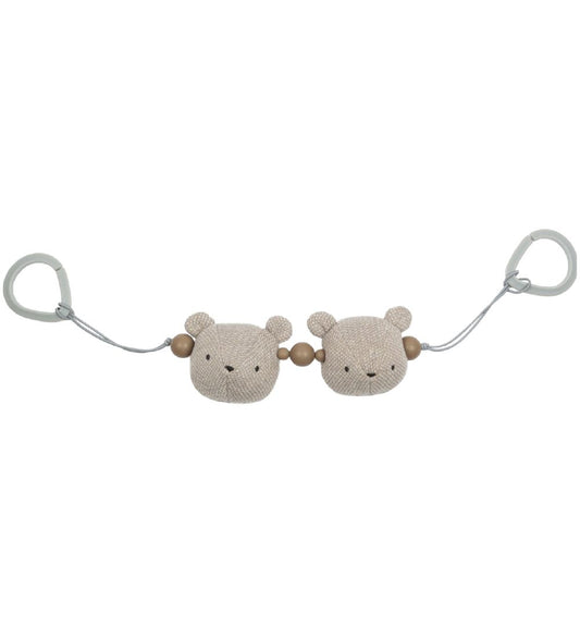 Smallstuff Kinderwagenspanner - Beer - Sandy/Grey - Smallstuff - OneSize - Kinderwagenspanners