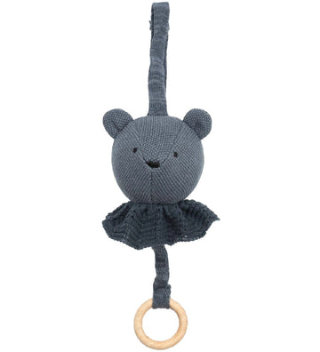 Smallstuff Muziekmobiel - Beer - Denim/Dark Denim - Smallstuff - OneSize - Muziekmobielen