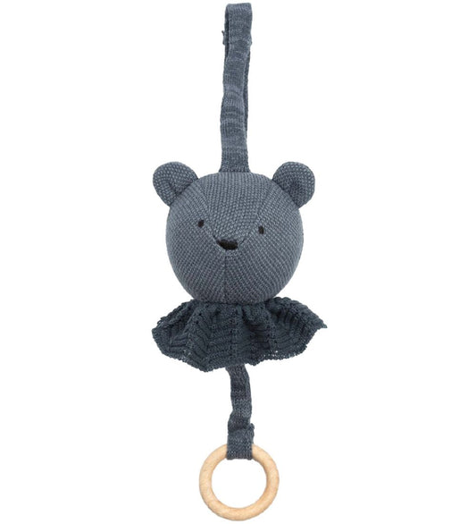 Smallstuff Muziekmobiel - Beer - Denim/Dark Denim - Smallstuff - OneSize - Muziekmobielen