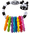 Playgro Ophangringen - 9 stk - Zebra - Playgro - OneSize - Hangspeeltjes