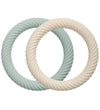 A Little Lovely Company Bijtring - 2-pack - Classic+ - Sage/Crea - A Little Lovely Company - OneSize - Bijtringen