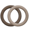 A Little Lovely Company Bijtring - 2-pack - Bladeren - Taupe - A Little Lovely Company - OneSize - Bijtringen