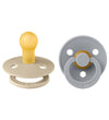 BIBS Colour Fopspenen - 2-pack - Maat 1 - Rond - Vanilla/Cloud - BIBS - 0-6 mnd - Fopspenen